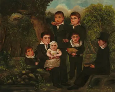 Abraham Clark and His Children