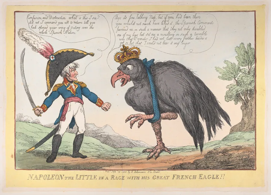 Napoleon The Little in a Rage with His Great French Eagle!! by Napoléon Bonaparte