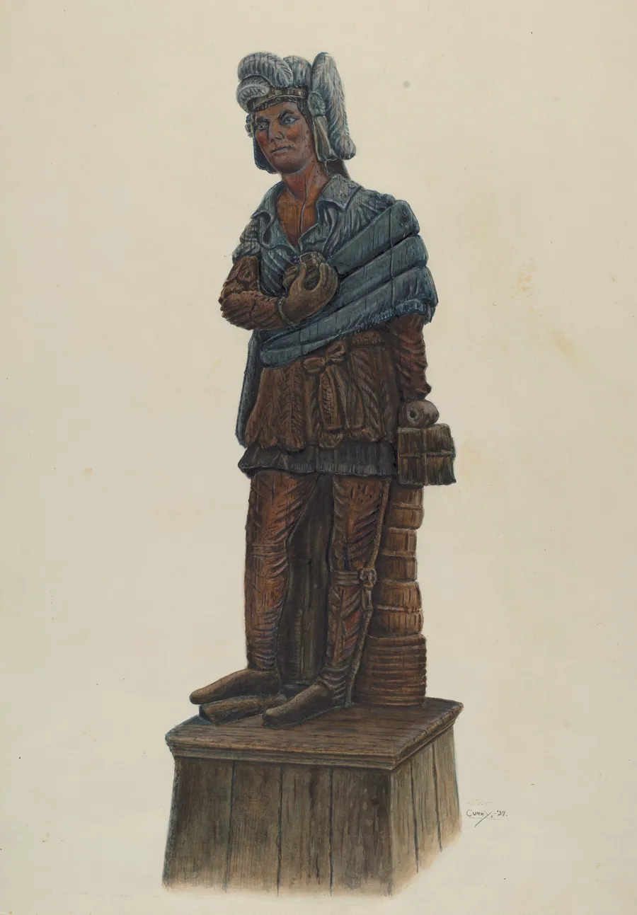 Trapper Indian by Al Curry