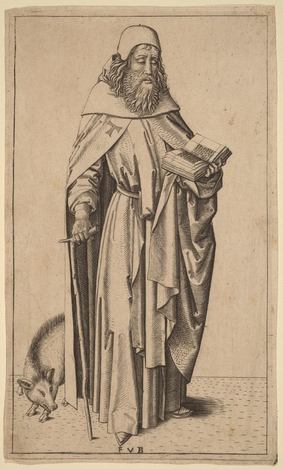 Saint Anthony by Master FVB