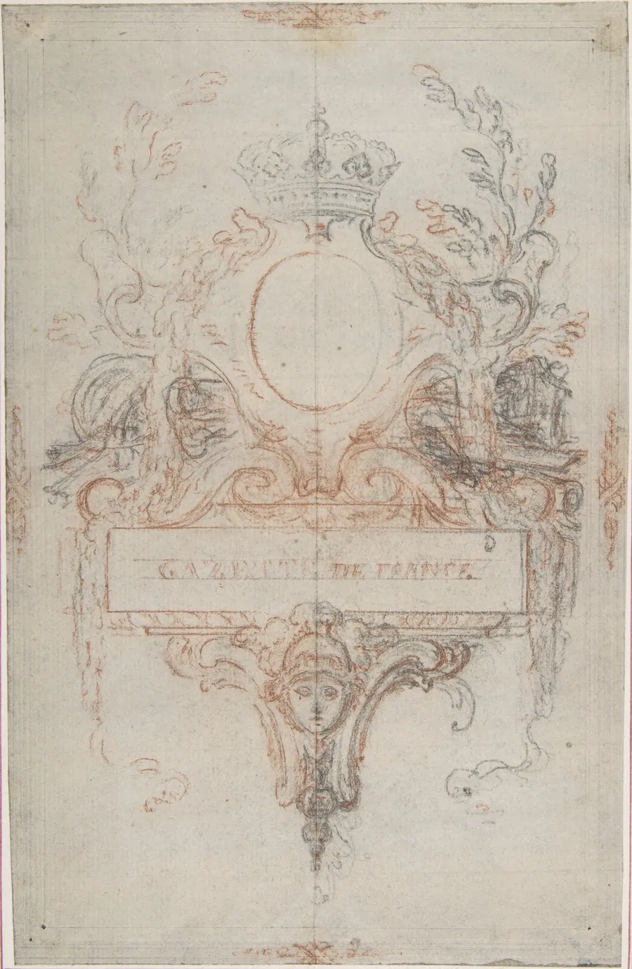 Design for the Headpiece of the "Gazette de France" by Hubert François Gravelot