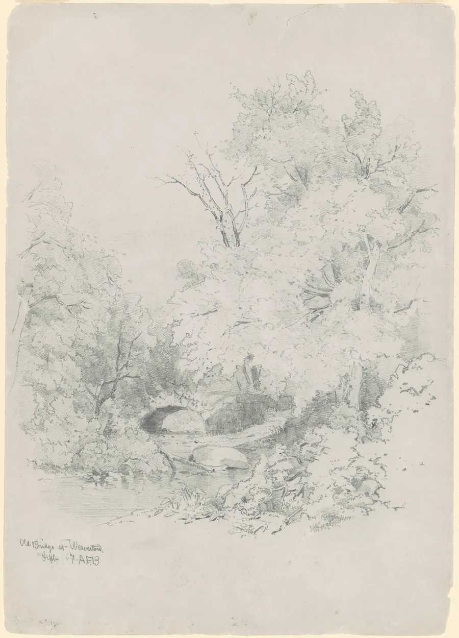 Old Bridge at Weaverton by Andrew Fisher Bunner