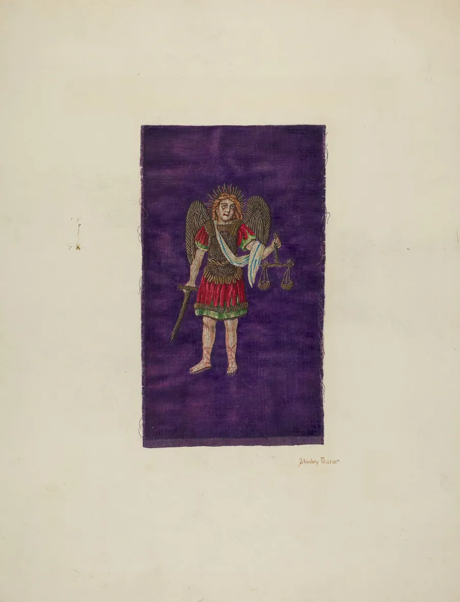 Religious Embroidery by Stanley Mazur