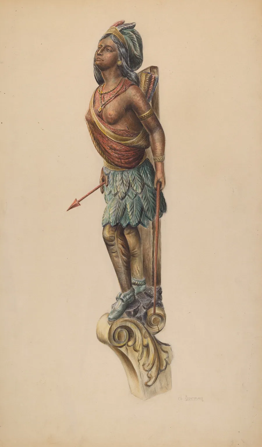 Ship's Figurehead by Charles Bowman