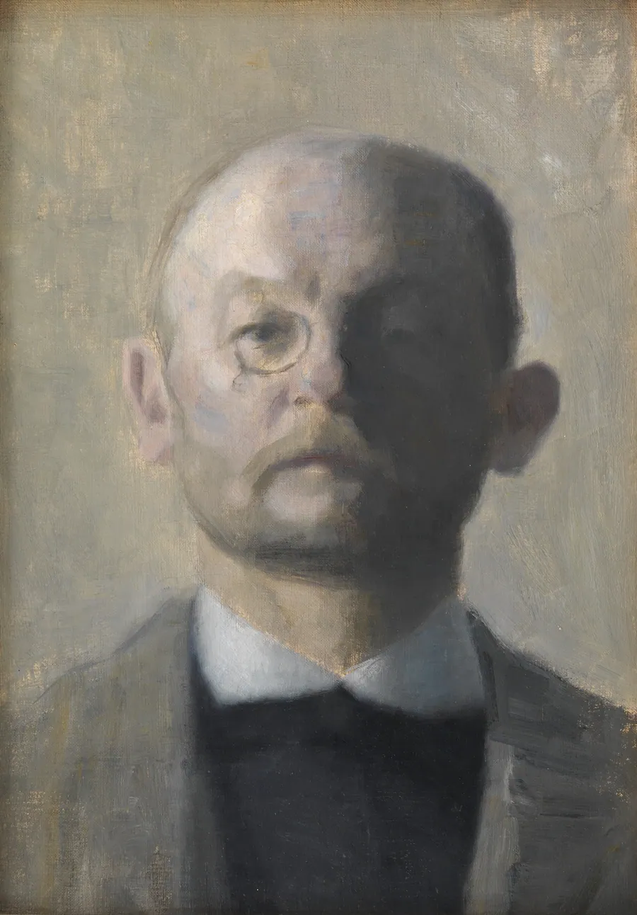 Maleren Kristian Zahrtmann by Vilhelm Hammershøi