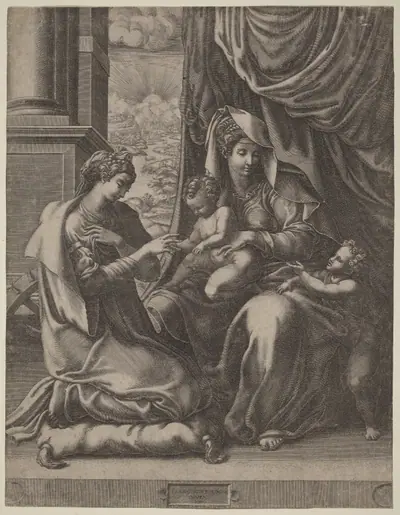The Mystic Marriage of Saint Catherine