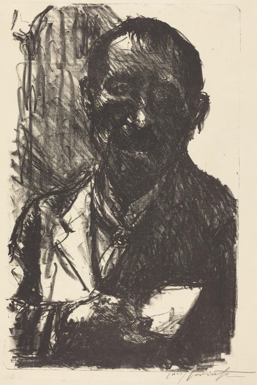 Selbstbildnis 1919 (Self-Portrait 1919) by Lovis Corinth