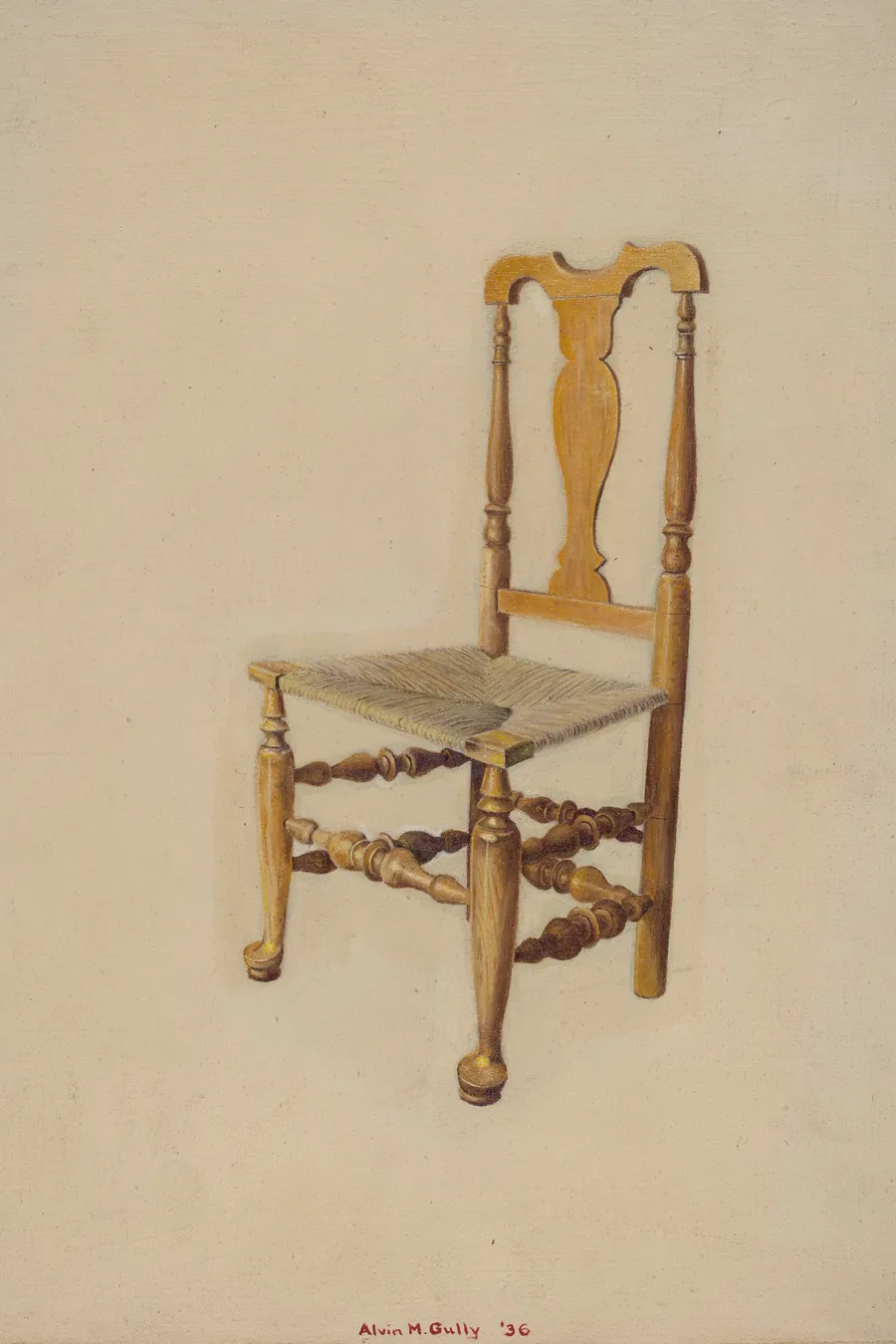 Queen Anne Side Chair by Alvin M. Gully