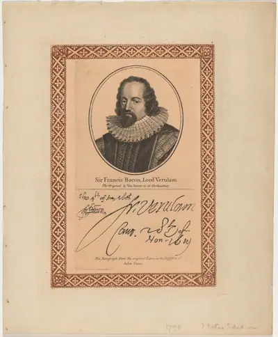 Sir Francis Bacon, Lord Verulam