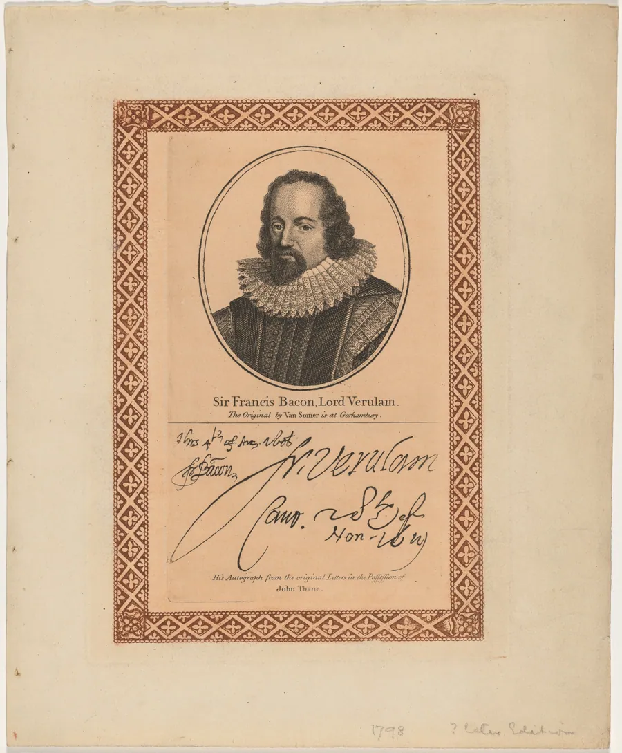 Sir Francis Bacon, Lord Verulam by Anonymous Artist