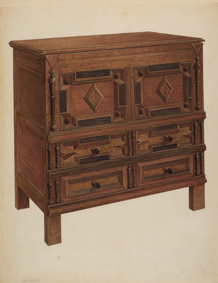 Chest with Two Drawers by Charles Squires
