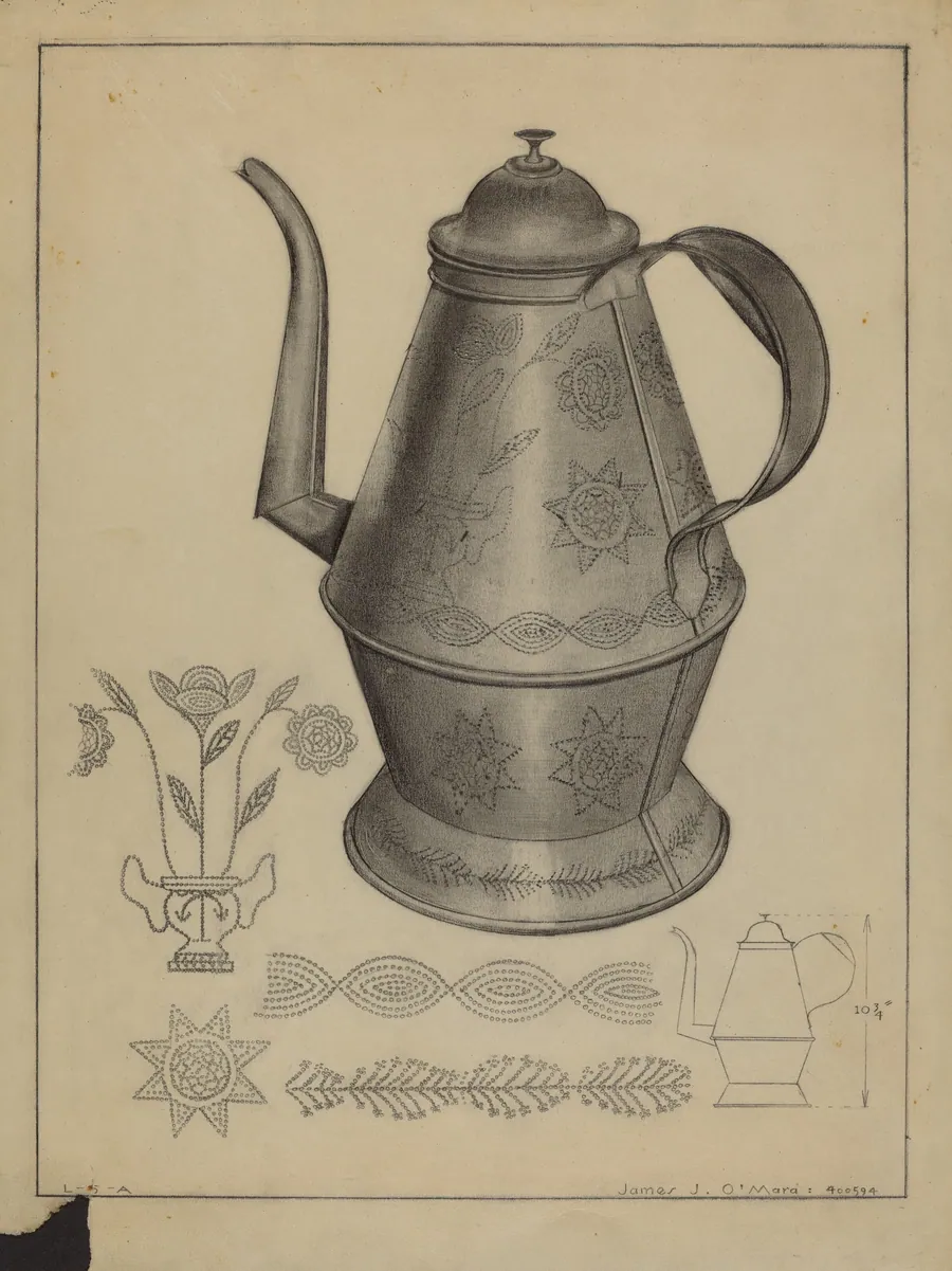 Pa. German Coffee Pot by James O'Mara