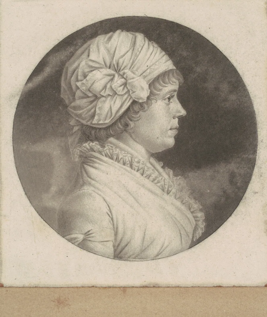 Elizabeth Rittenhouse Sergeant by Charles B. J. Févret de Saint-Mémin