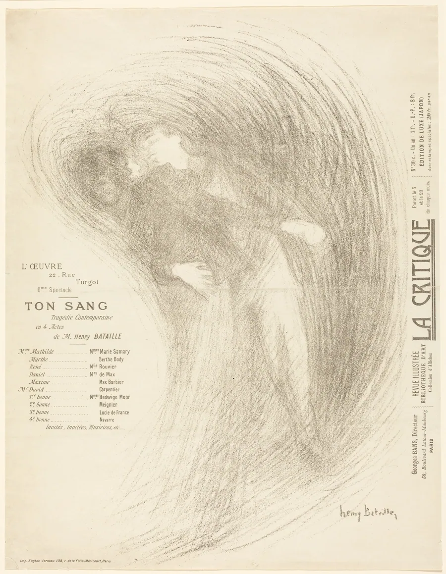 Ton Sang by Henri Bataille