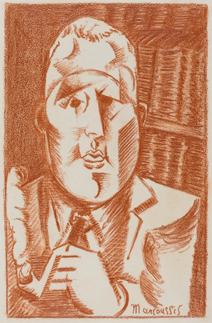 Guillaume Apollinaire by Louis Casimir Ladislas Marcoussis