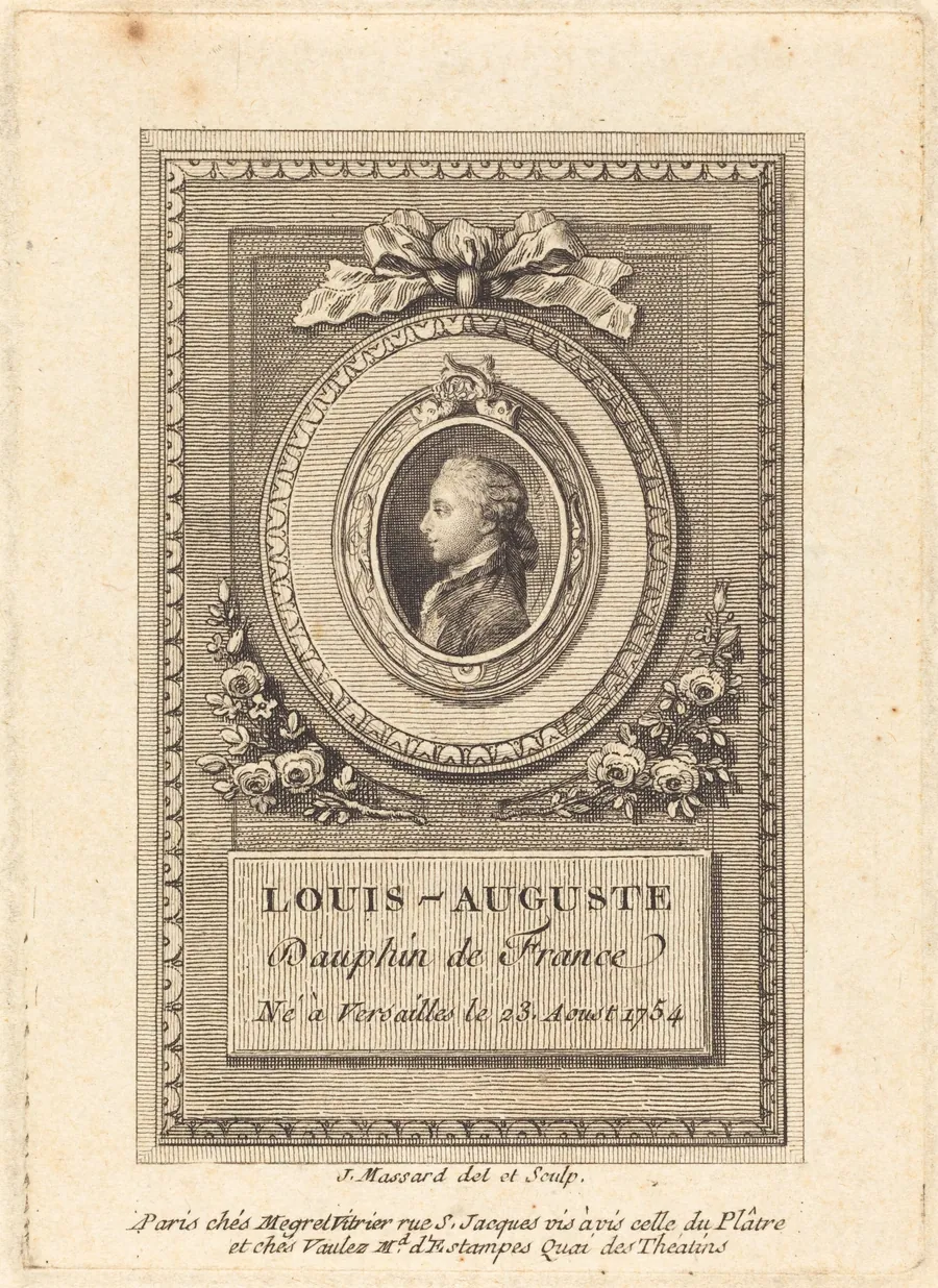 Louis-Auguste, Dauphin of France by Jean Massard