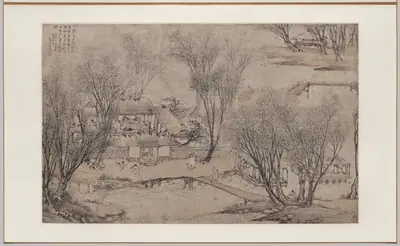 New Year's Day in a Village at Stone Lake