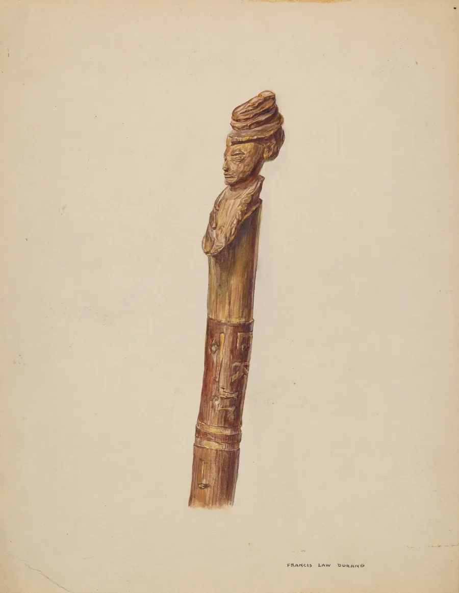 Cane Head or Handle by Francis Law Durand