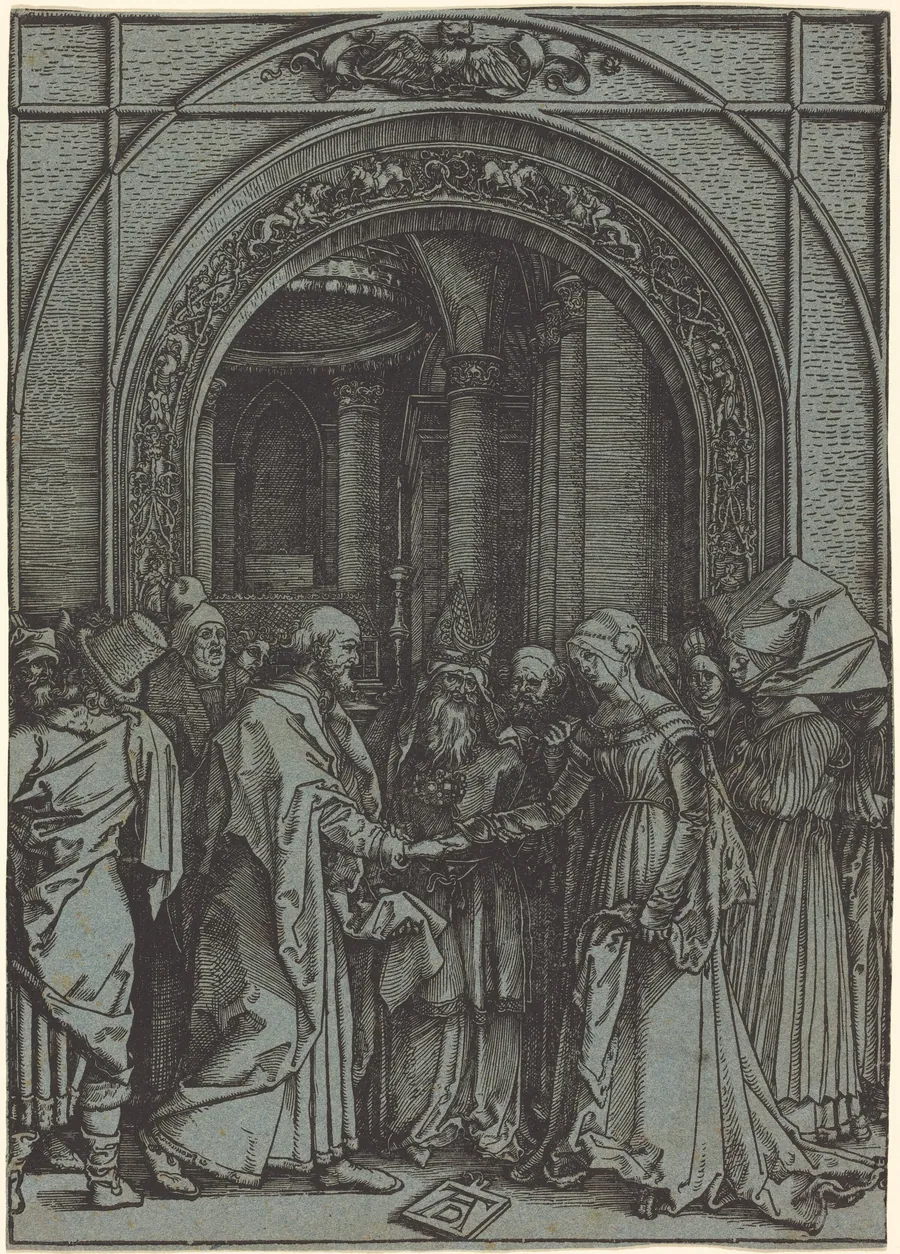 The Betrothal of the Virgin by Albrecht Dürer
