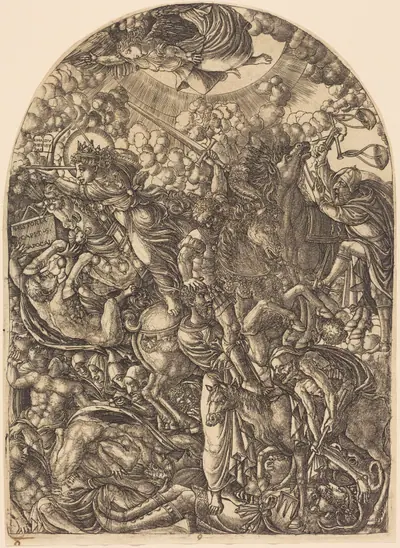 Saint John Sees the Four Horsemen