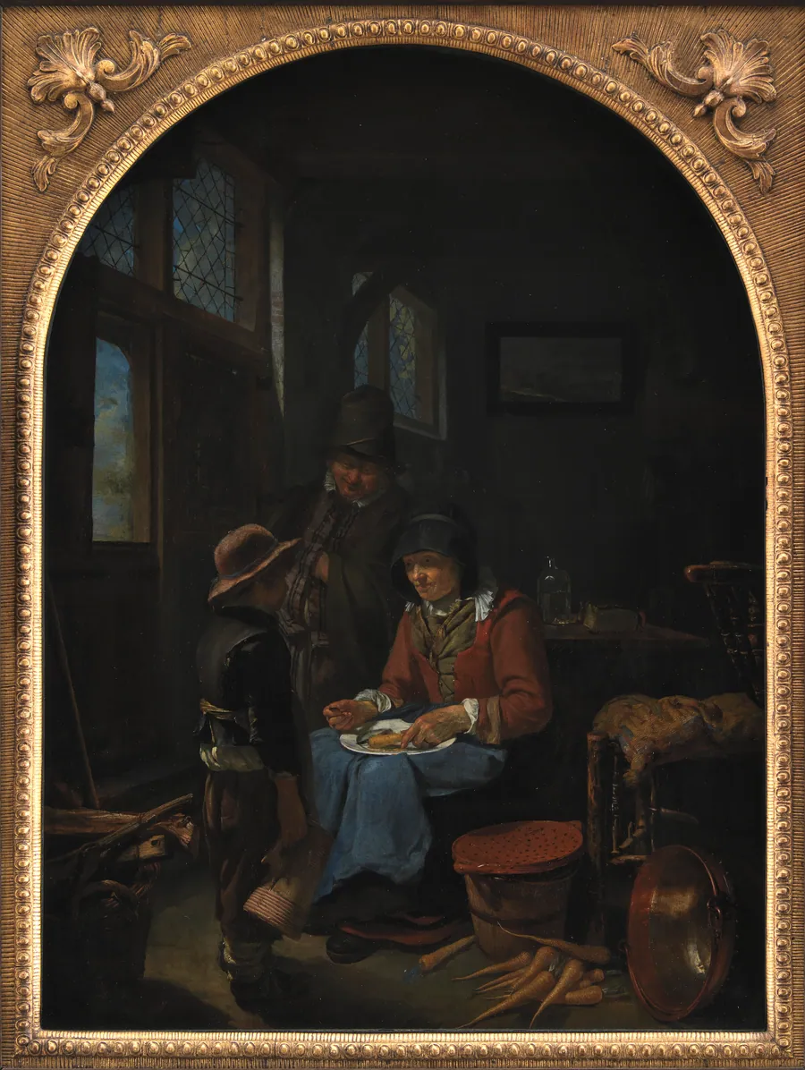 Drengen skal hente øl by Frans van Mieris (I)