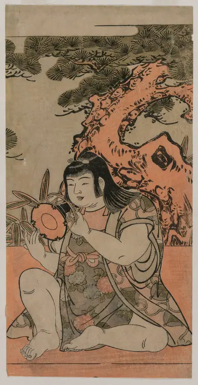 Doll Playing a Hand Drum