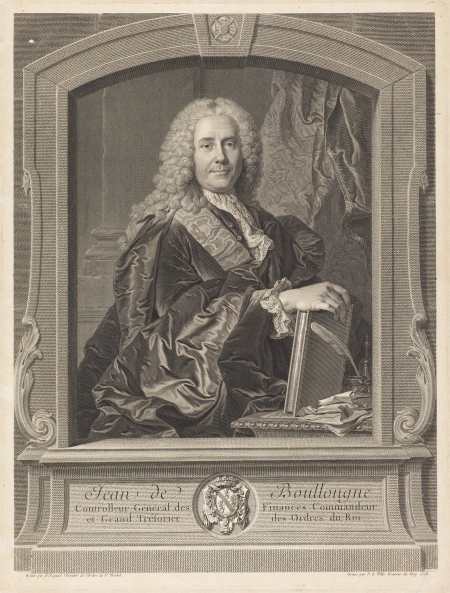 Jean de Boullongne by Johann Georg Wille
