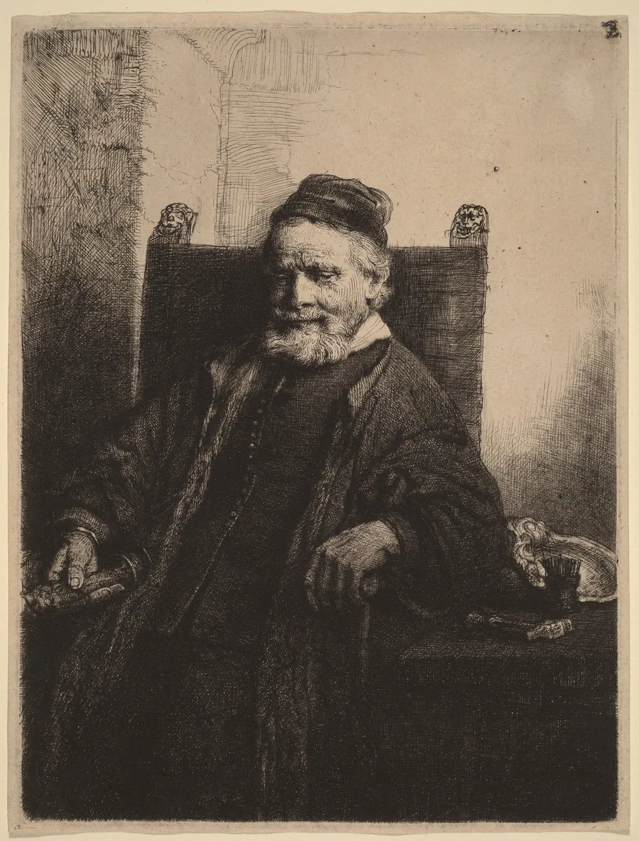Jan Lutma by Rembrandt van Rijn