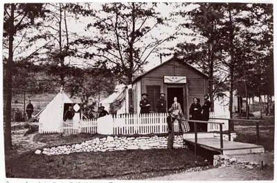 Sanitary Commission Office. Convalescent Camp, Alexandria, Virginia