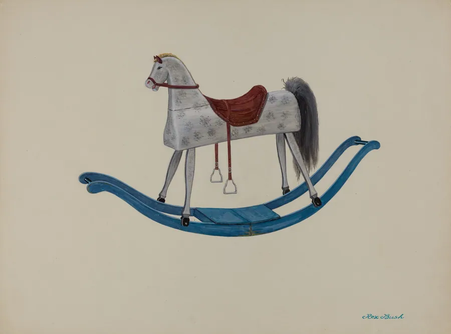 Rocking Horse by Rex F. Bush