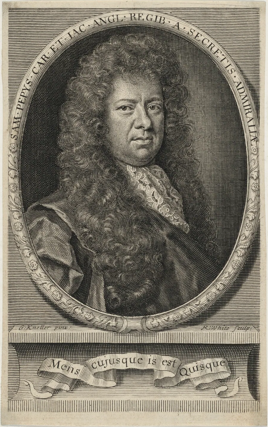 Samuel Pepys, Secretary to the Admiralty, Diarist by Robert White