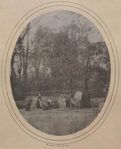 Village Scene (Southern France)