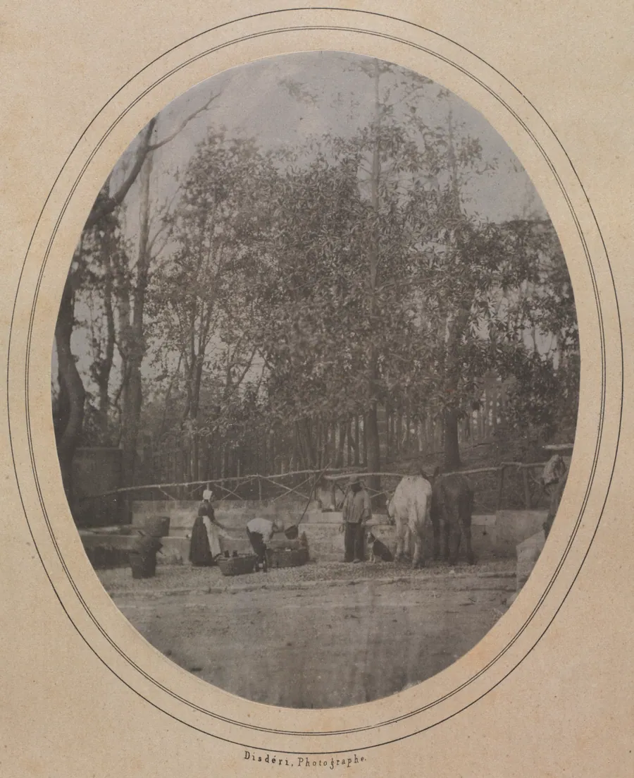 Village Scene (Southern France) by André Adolphe-Eugène Disdéri
