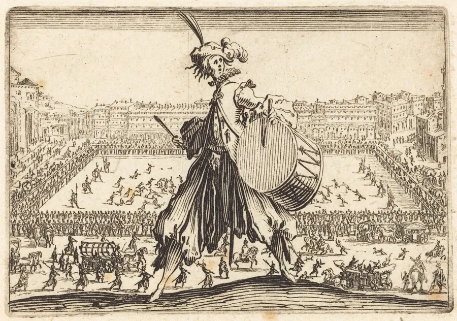 Piazza Santa Croce, Florence by Jacques Callot