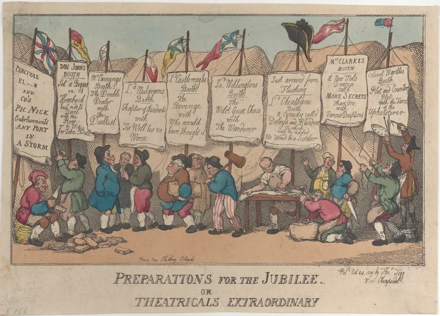 Preparations for the Jubilee or Theatricals Extraordinary by George Murgatroyd Woodward