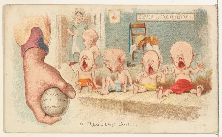 A Regular Ball, from the Talk of the Diamond set (N135) issued by Duke Sons & Co., a branch of the American Tobacco Company by American Tobacco Company