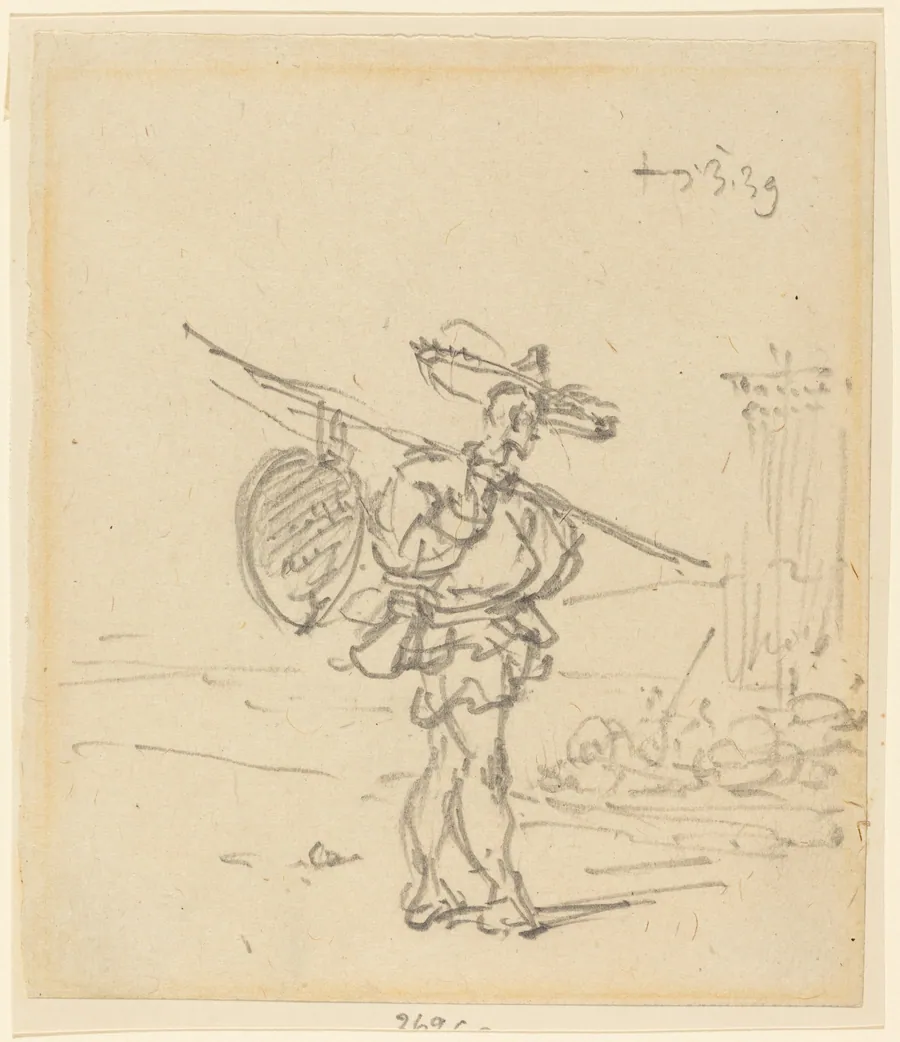 A Chinese Peasant by George Chinnery