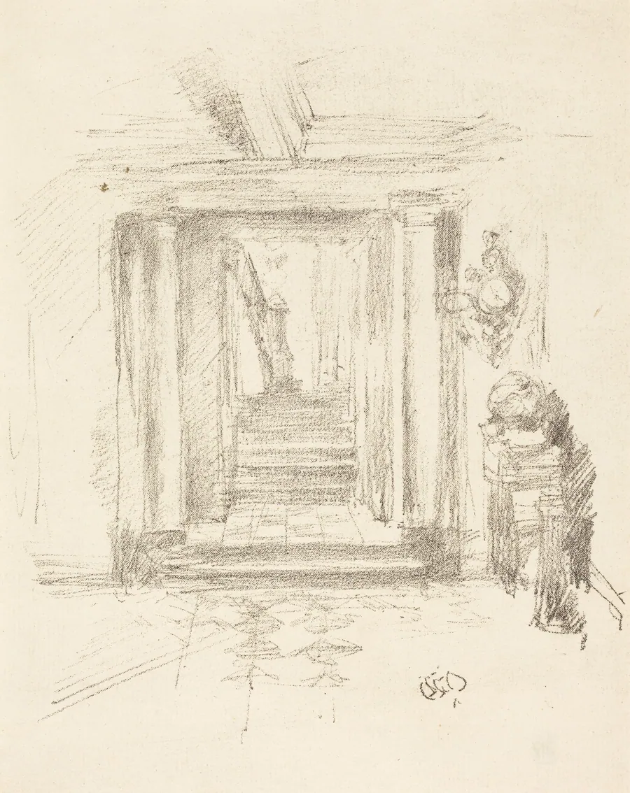 Staircase by James McNeill Whistler