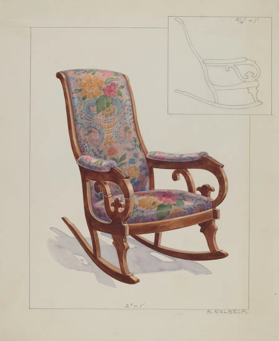 Rocking Chair by Alfred Walbeck