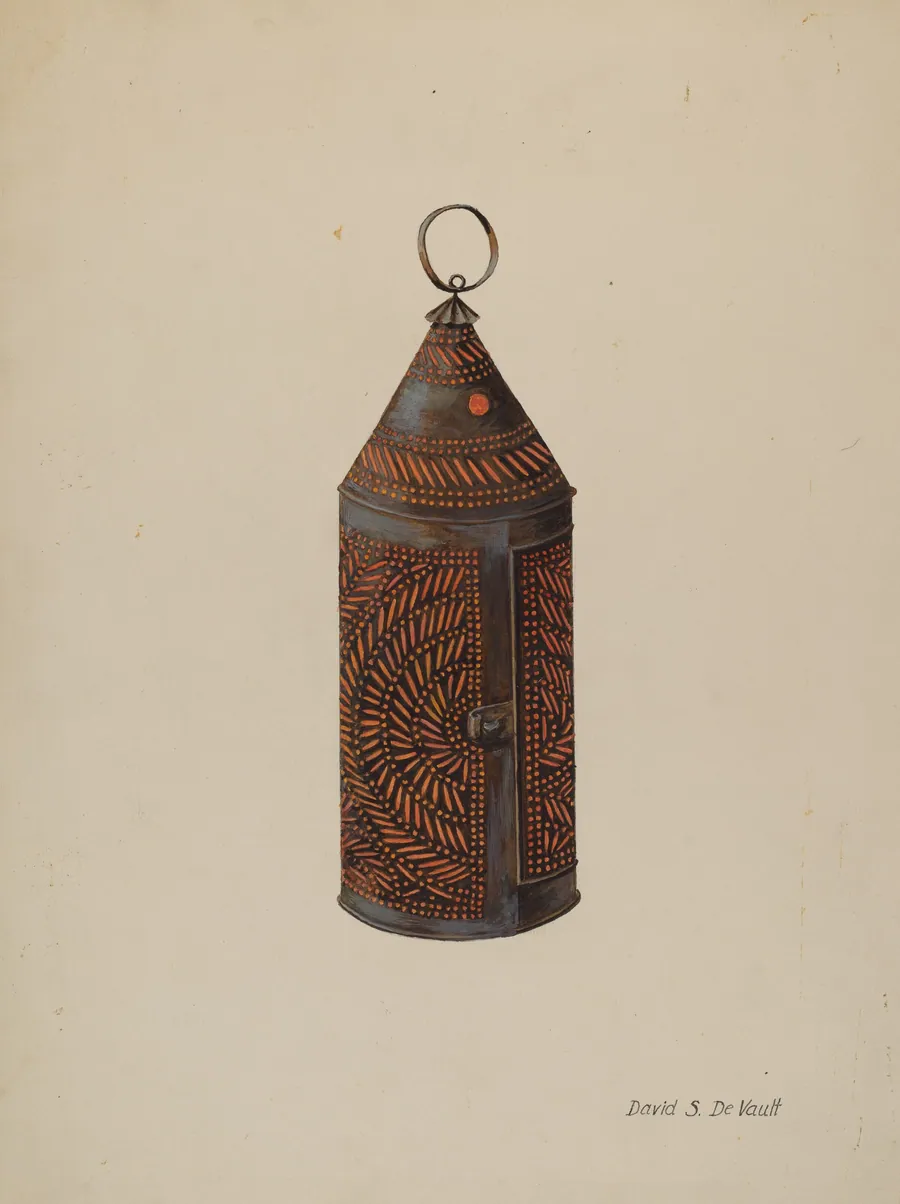 Tin Lantern by David S. De Vault