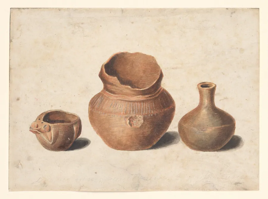 Indian Antiquities (Copy after Engraving in American Medical and Philosophical Register, 1812) by Pavel Petrovich Svinin