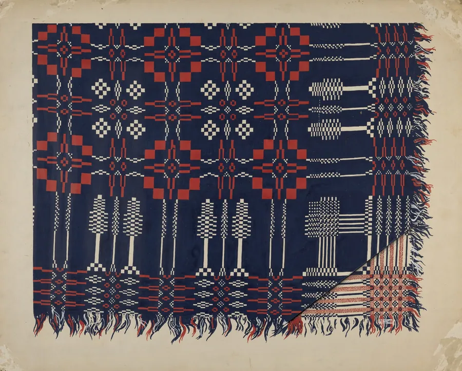 Woven Coverlet by Ralph Atkinson