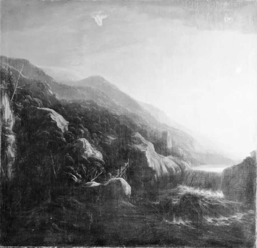 Bjerglandskab by Andreas Faistenberger I