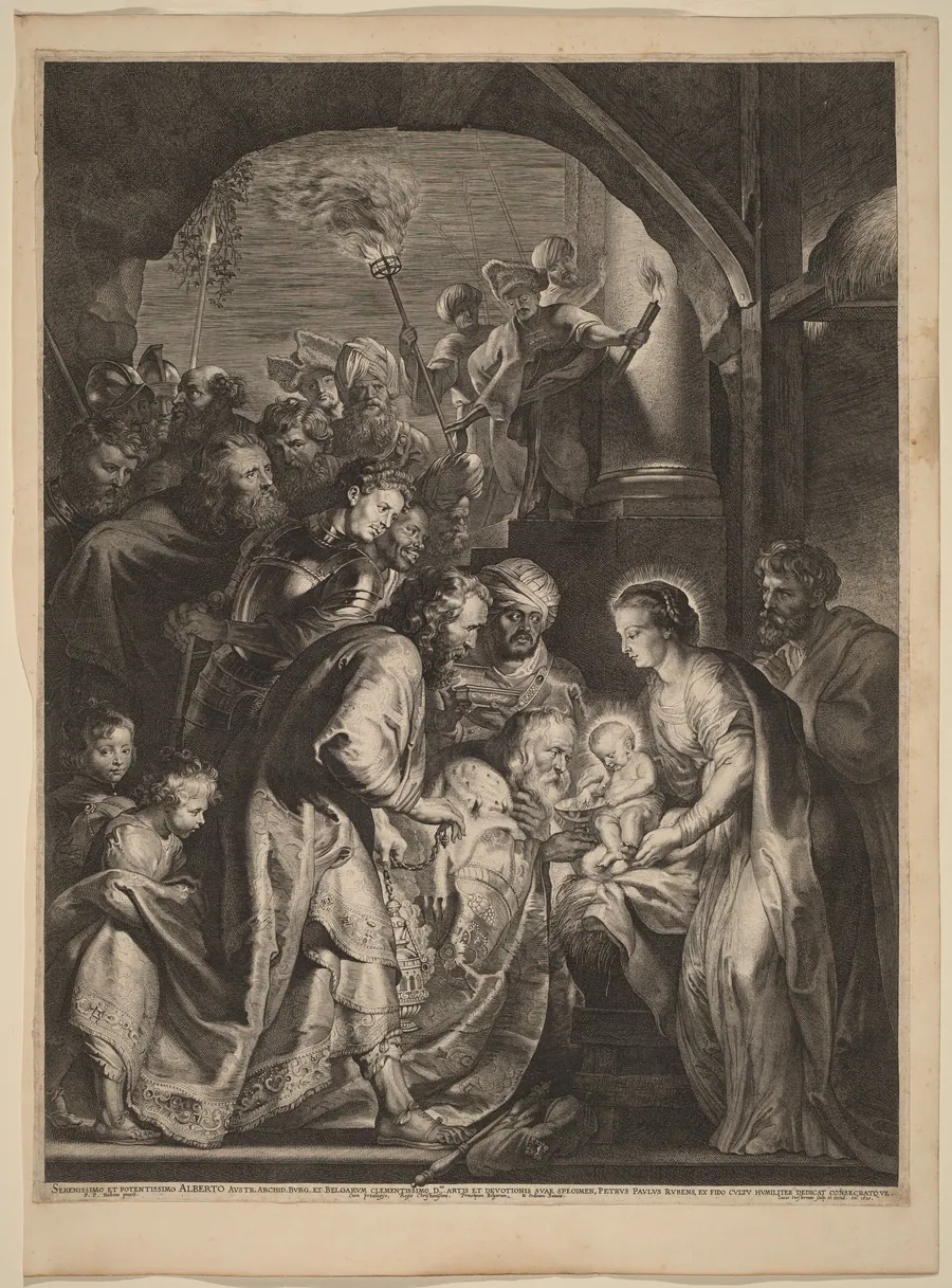 The Adoration of the Magi by Lucas Emil Vorsterman