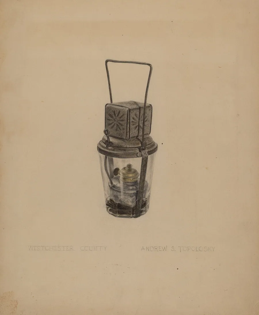 Oil Lamp by Andrew Topolosky