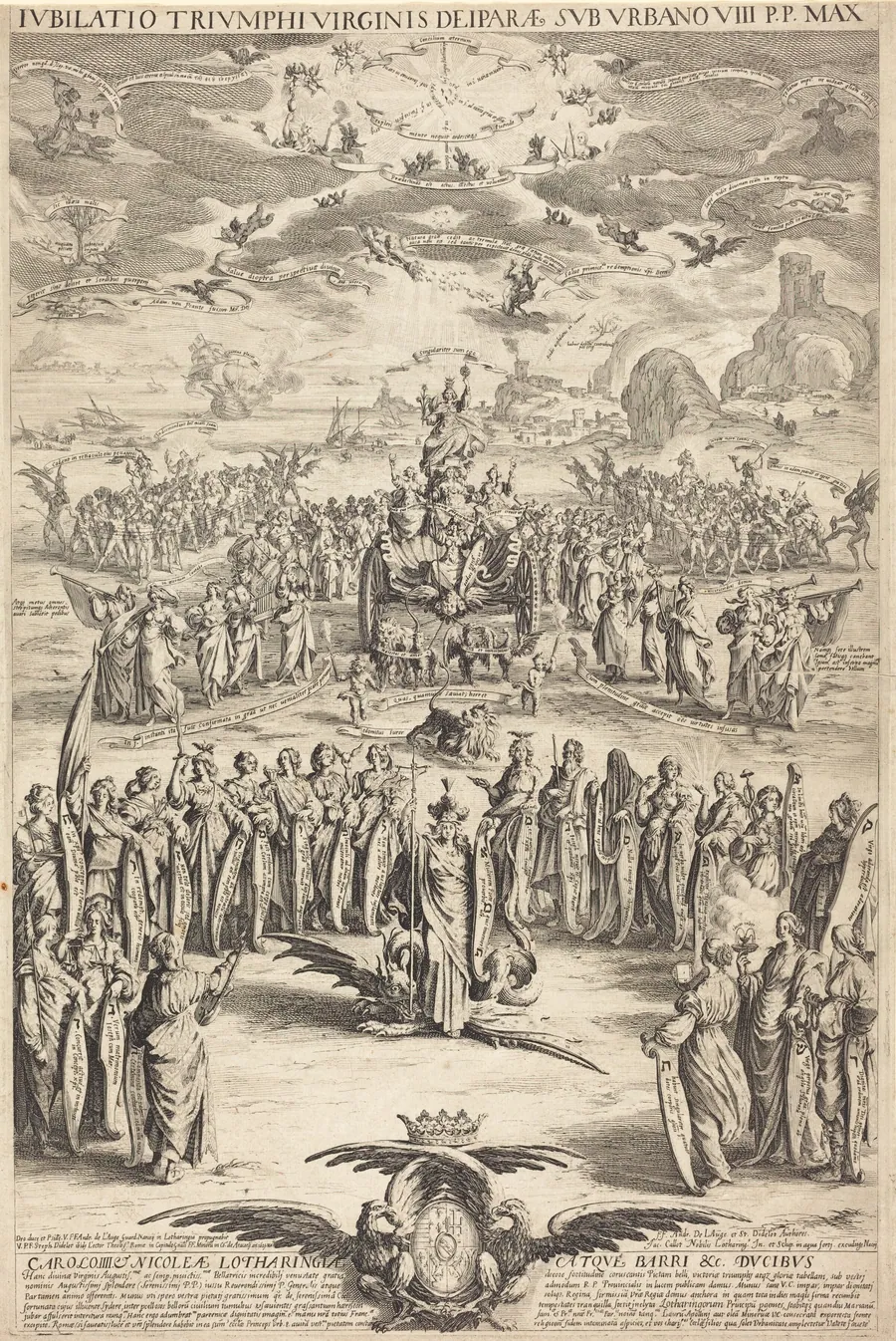 The Triumph of the Virgin by Jacques Callot