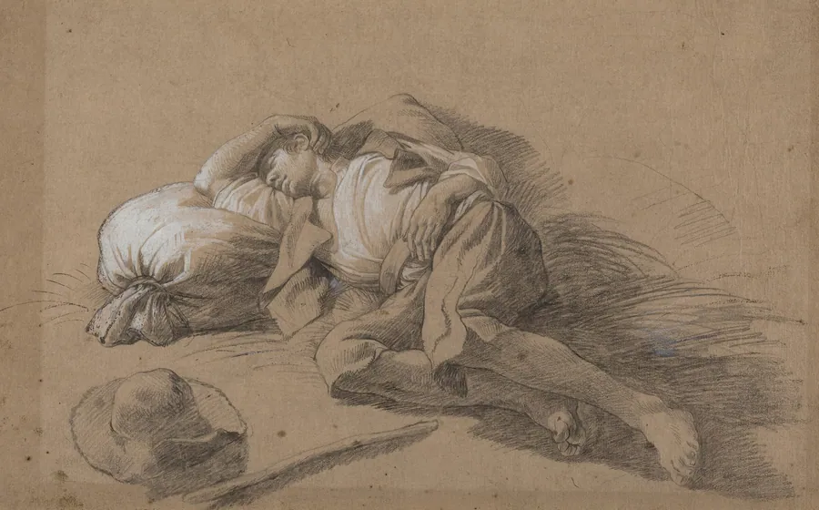 Sleeping Peasant by Francesco Londonio