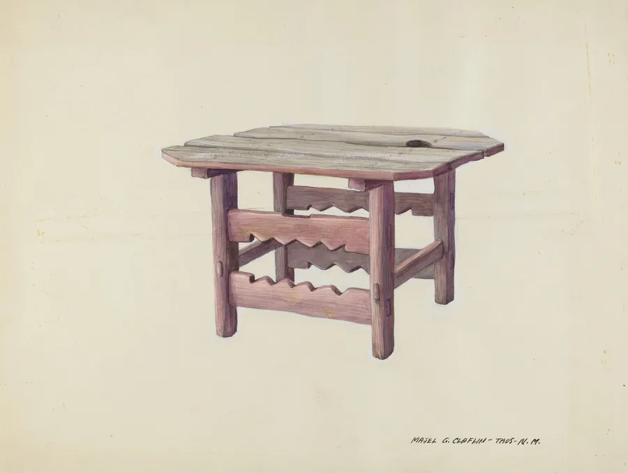 Small Table by Majel G. Claflin