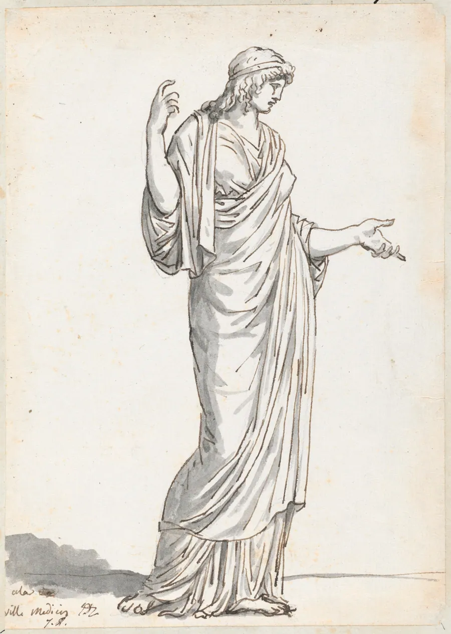 Woman from the Villa Medici by Jacques-Louis David