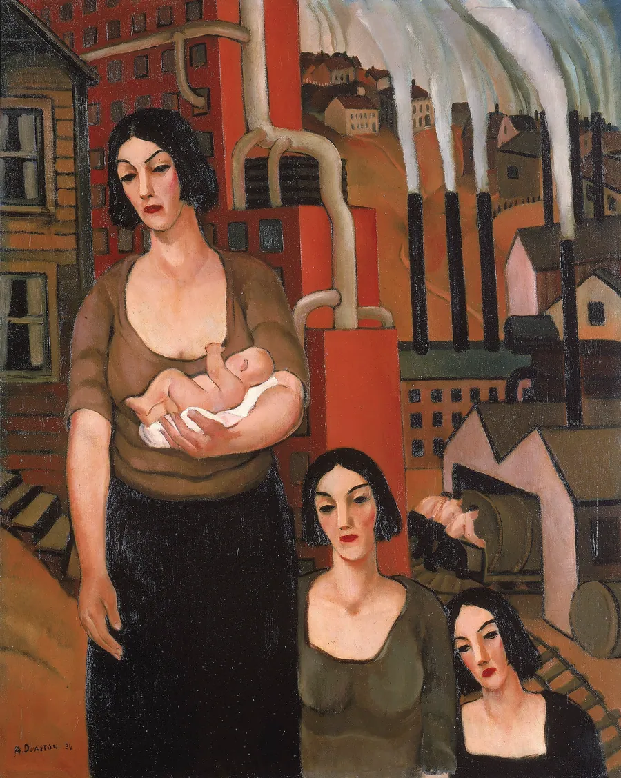 Industry by Arthur Durston, born Farnsborough, England 1889-died Los Angeles, CA 1938